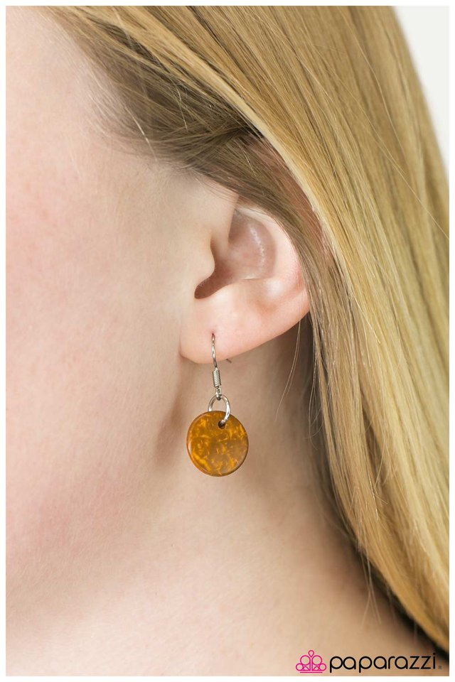 Paparazzi ♥ Of Your Own AcCORD - Orange ♥ Necklace