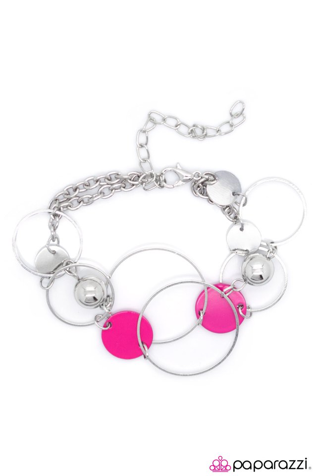 Paparazzi ♥ Run The World - Pink ♥ Bracelet