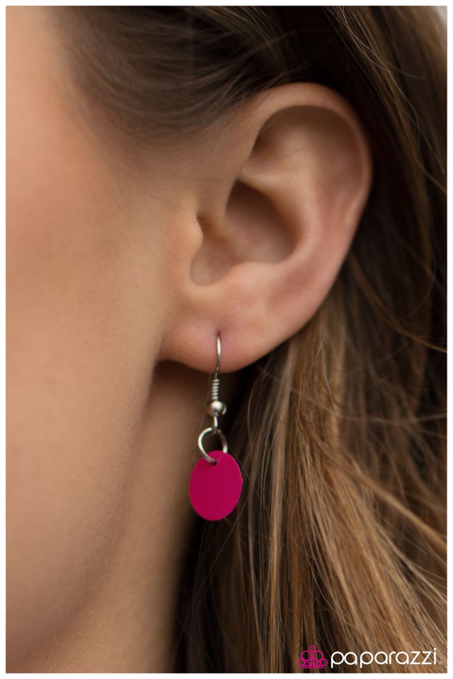 Paparazzi ♥ Night At The Disco - Pink ♥ Necklace