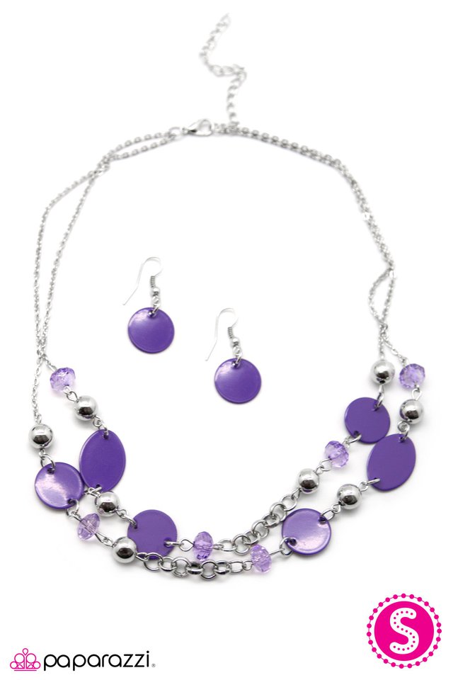 Paparazzi ♥ Bon Adventure! - Purple ♥ Necklace