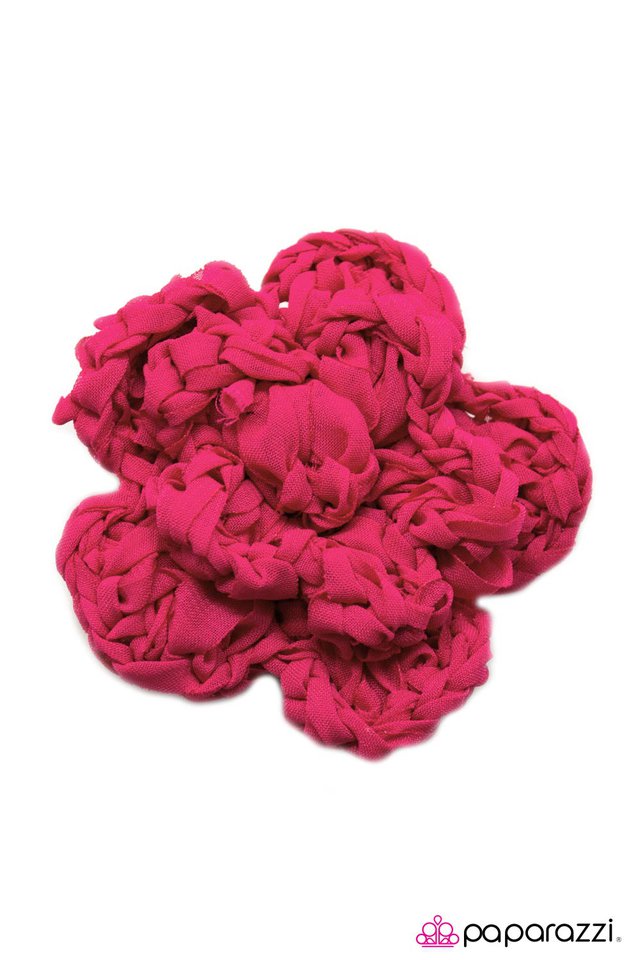 Paparazzi ♥ Braided Bouquet - Pink ♥ Hair Clip