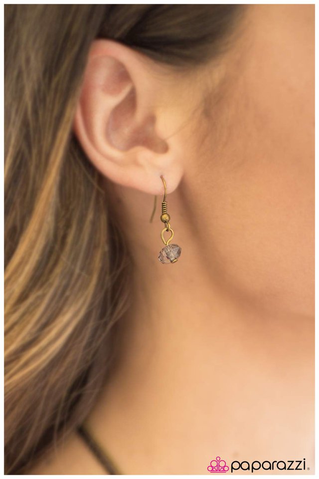 Paparazzi ♥ Mixed Feelings - Brass ♥ Necklace