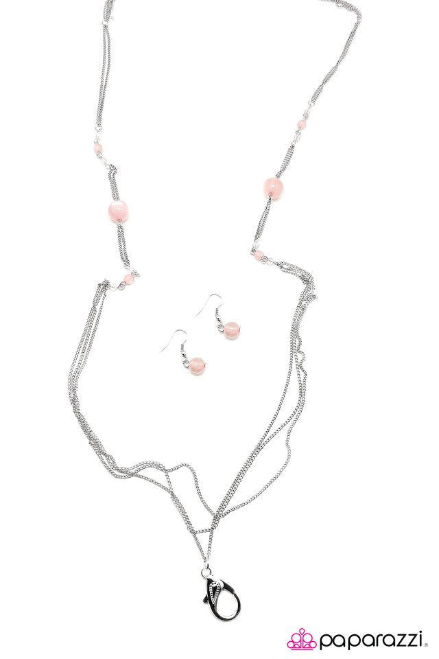 Paparazzi ♥ At The Stroke of Midnight - Pink ♥ Lanyard
