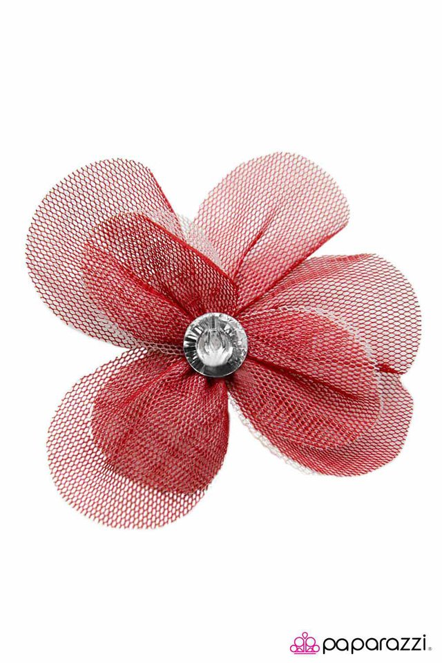 Paparazzi ♥ Summer Camp - Red ♥ Hair Clip