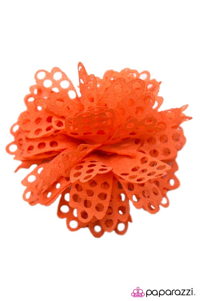 Paparazzi ♥ Busy As A Bee - Orange ♥ Hair Clip