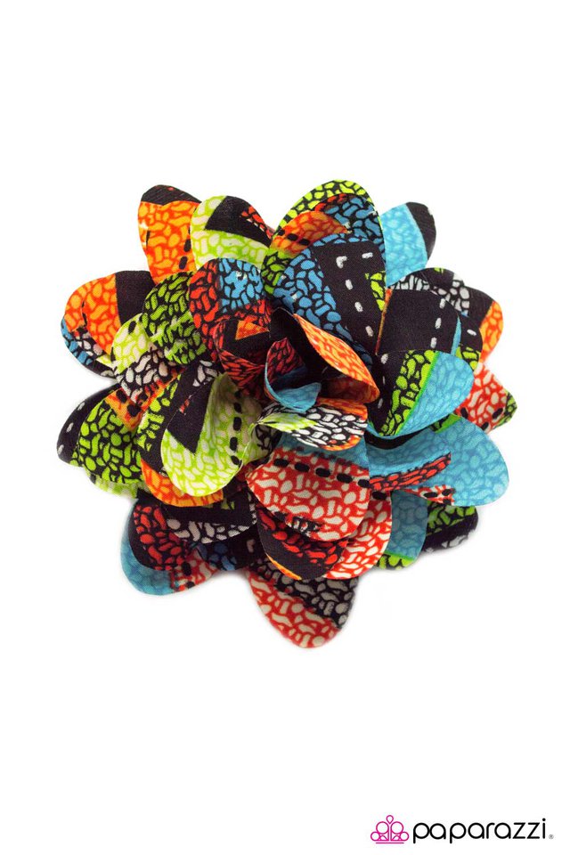 Paparazzi ♥ Jamaican Cruise - Green ♥ Hair Clip