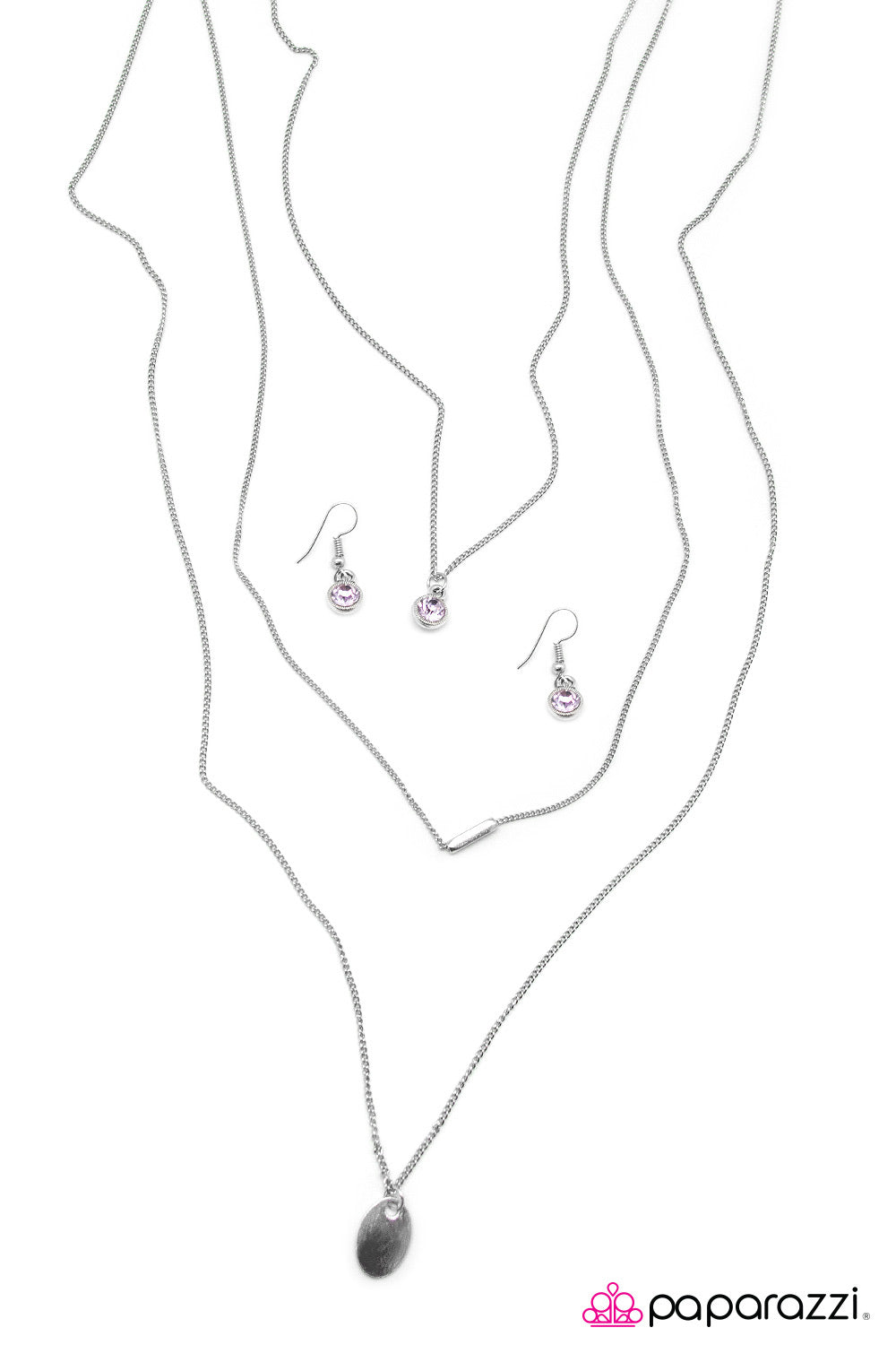 Paparazzi ♥ Never Look Back - Purple ♥  Necklace