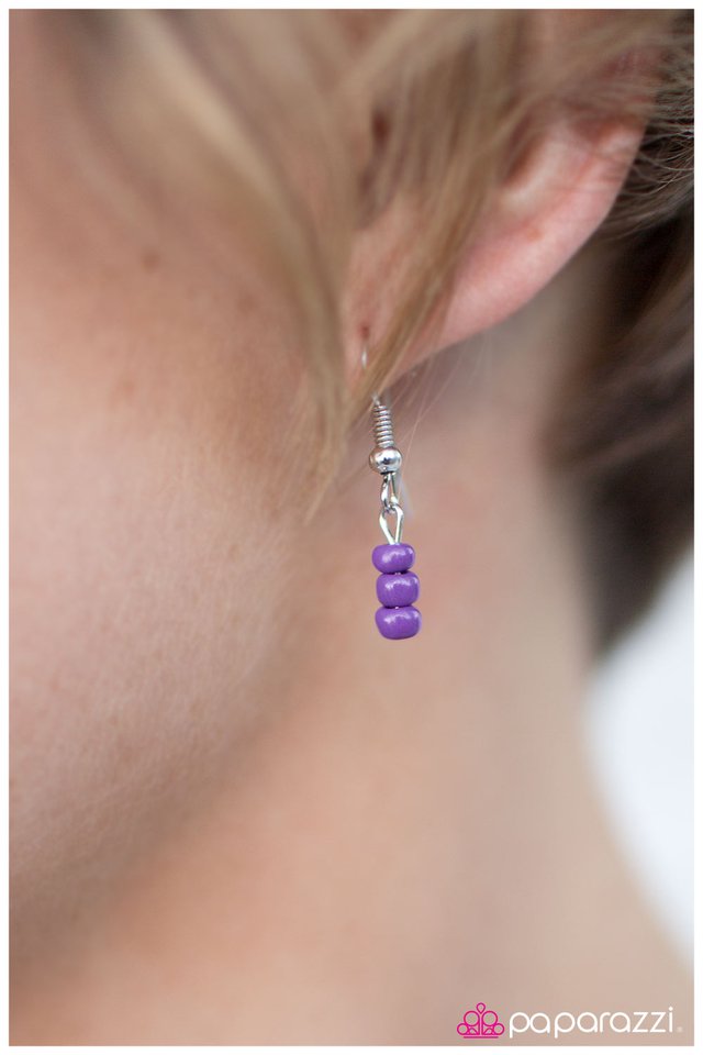 Paparazzi ♥ Early Bird - Purple ♥ Necklace