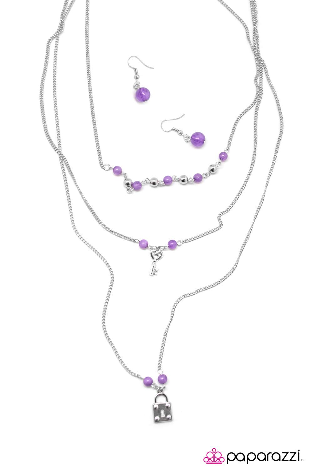 Paparazzi ♥ Our Little Secret - Purple ♥  Necklace