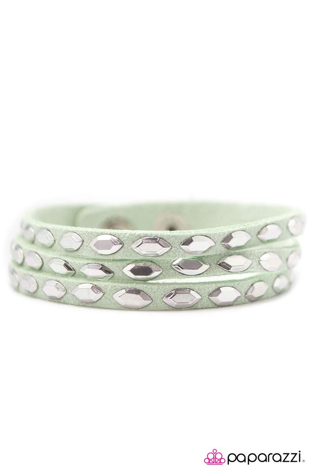 Paparazzi ♥ Highly Explosive - Green ♥ Bracelet
