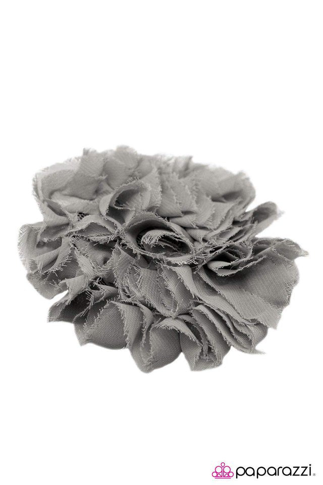 Paparazzi ♥ Perfect Day For A Picnic - Silver ♥ Hair Clip