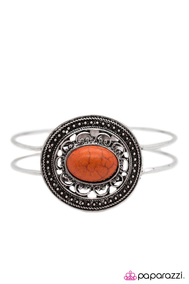 Paparazzi ♥ The Westerner - Orange ♥ Bracelet