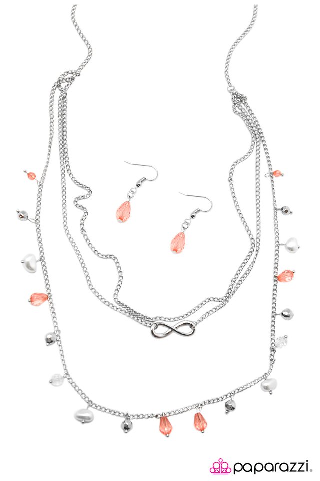 Paparazzi ♥ My End and My Beginning - Orange ♥ Necklace