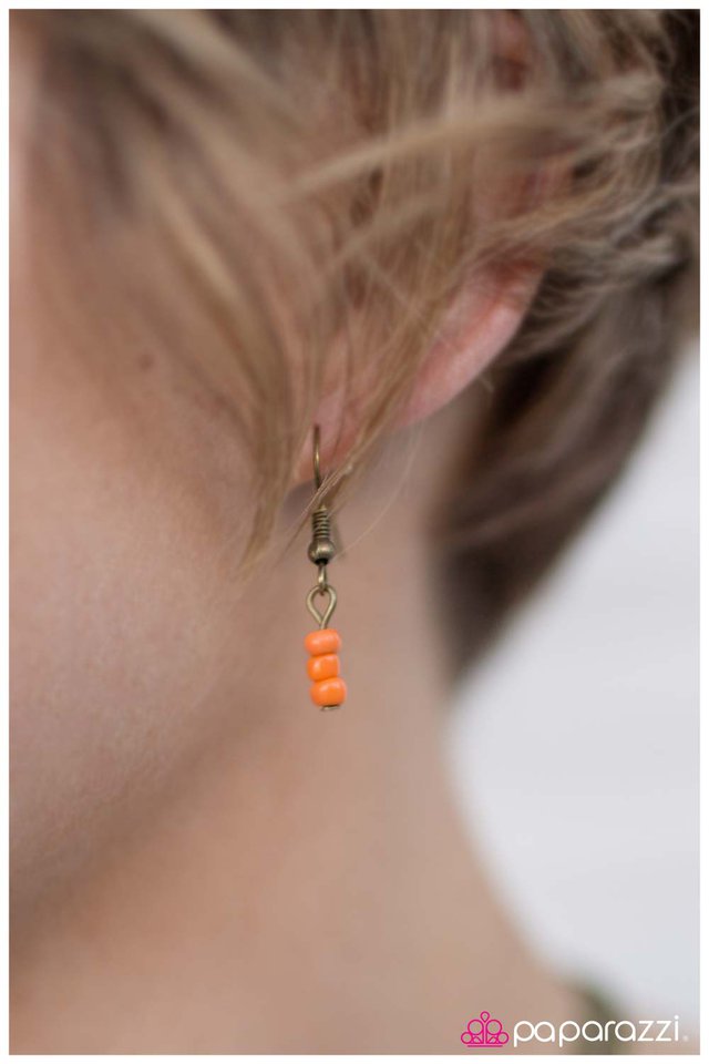 Paparazzi ♥ Perfect Balance - Orange ♥ Necklace