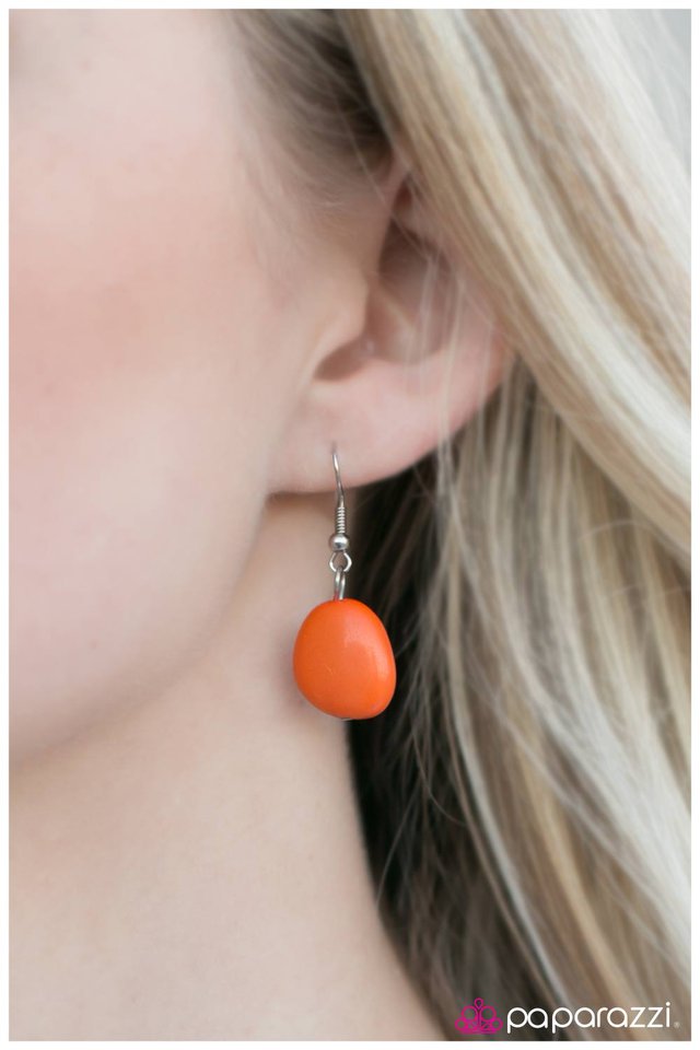 Paparazzi ♥ The Optimist - Orange ♥ Necklace