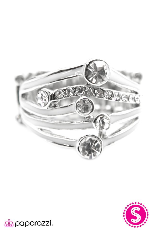 Paparazzi ♥ Let The World Know - White ♥ Ring