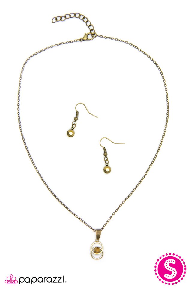 Paparazzi ♥ Shes A Lady - Brass ♥ Necklace