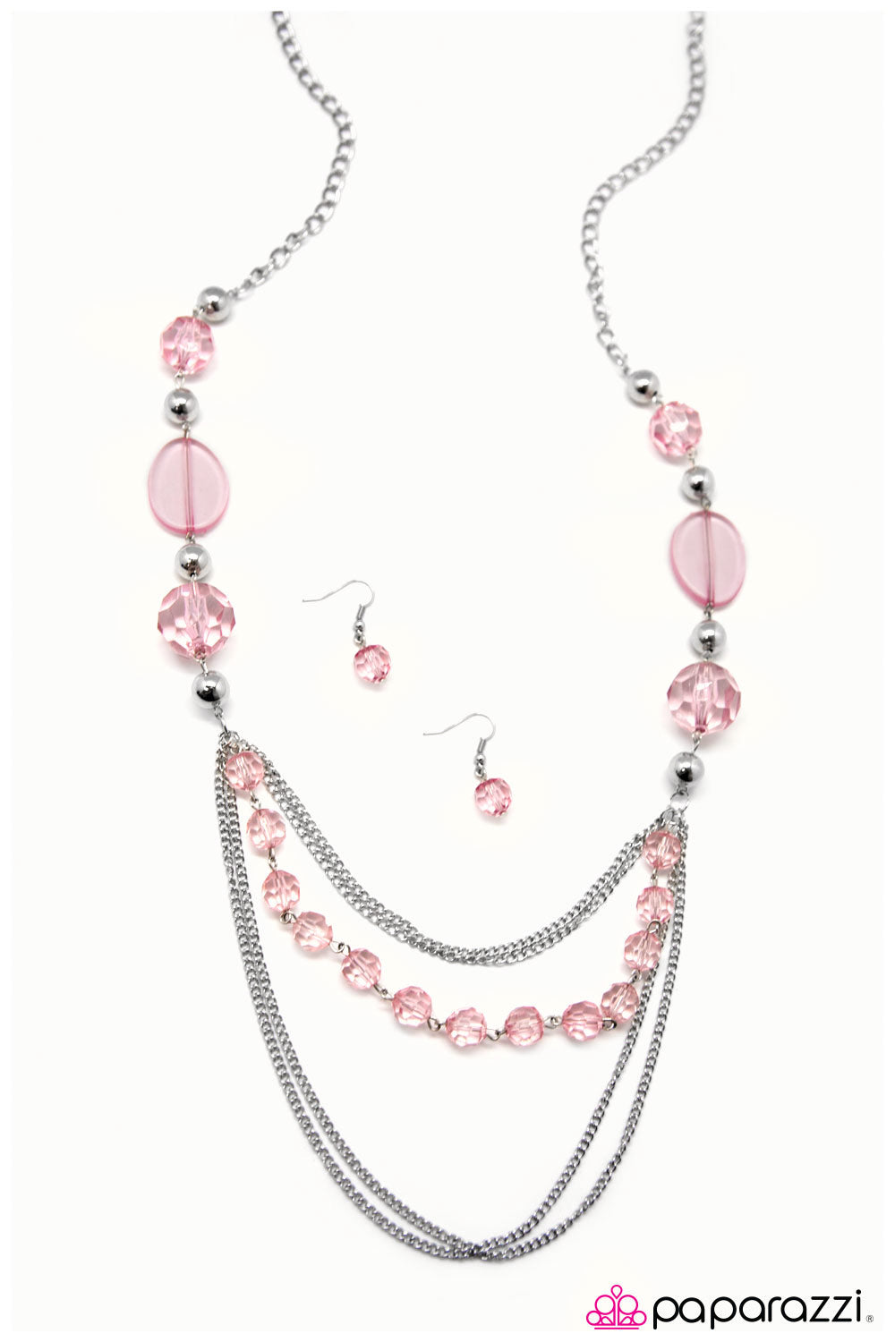 Paparazzi ♥ Keep Dreamin - Pink ♥  Necklace