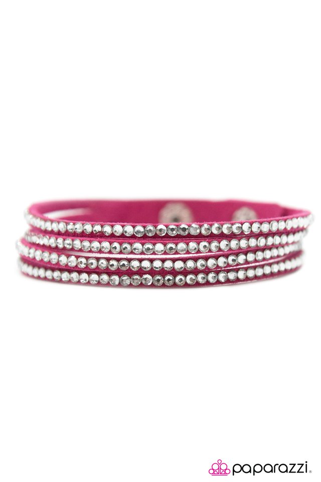 Paparazzi ♥ Killer Queen - Pink ♥ Bracelet