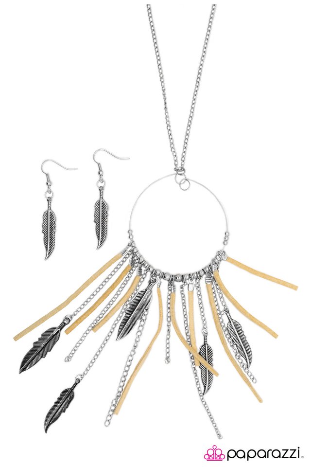 Paparazzi ♥ See You In My Dreams - Yellow ♥ Necklace