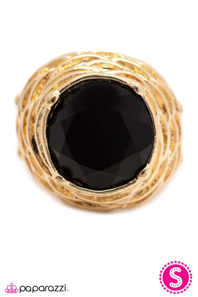 Paparazzi ♥ Did Somebody Say Sparkle? - Black ♥ Ring