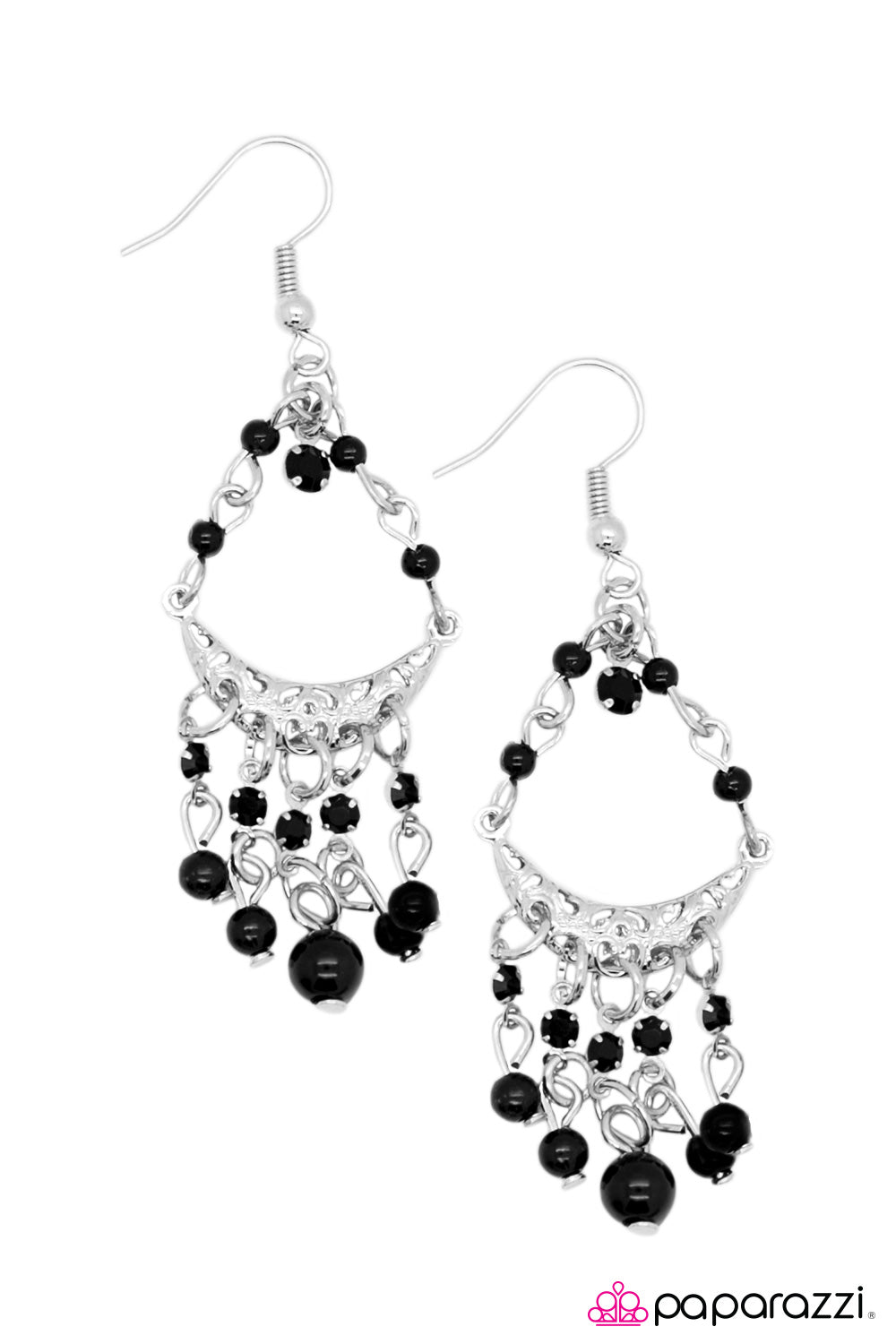 Paparazzi ♥ Fashion Week - Black ♥  Earrings