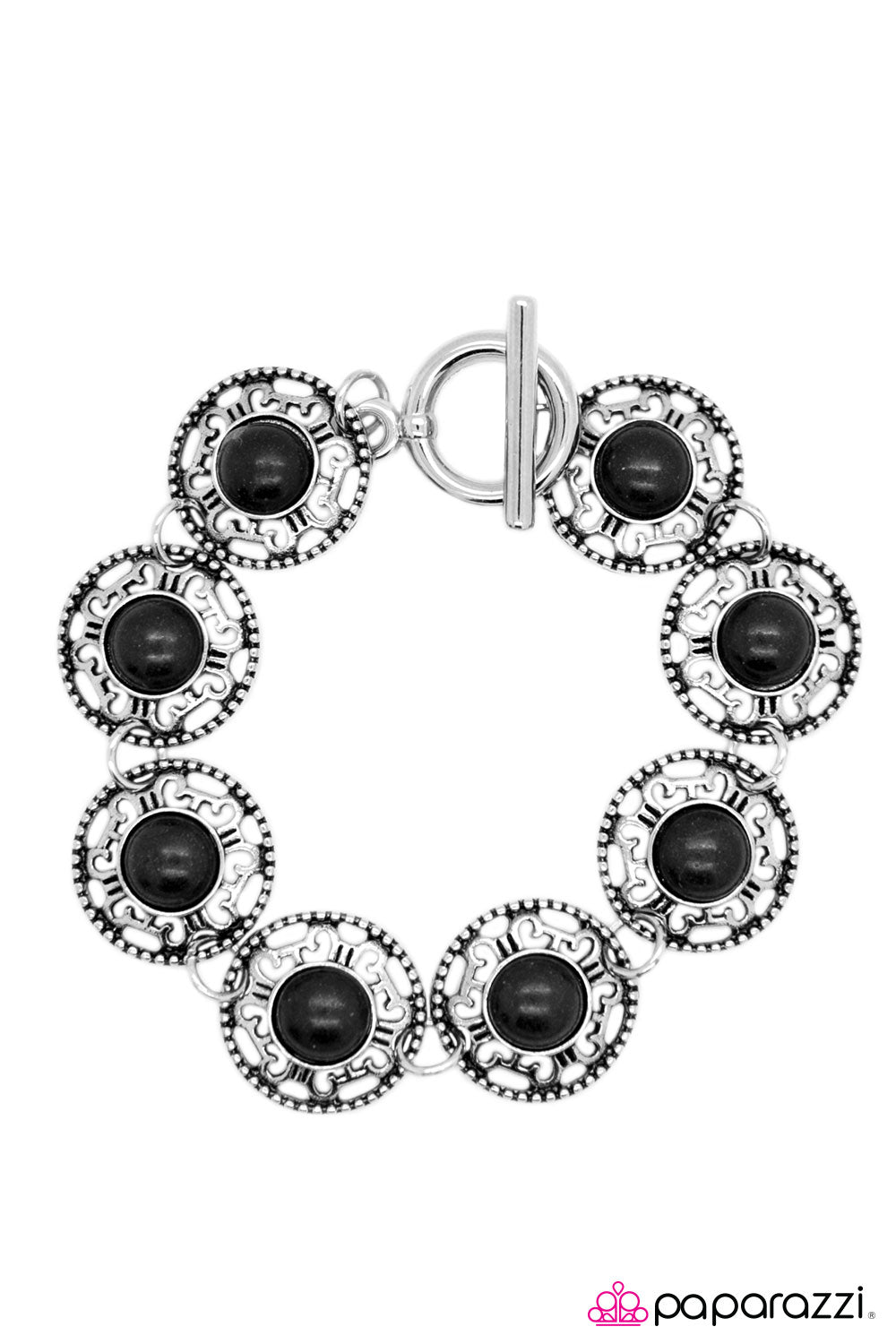 Paparazzi ♥ Always In Fashion - Black ♥  Bracelet