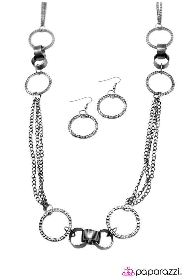 Paparazzi ♥ Care To Join Us? - Black ♥ Necklace