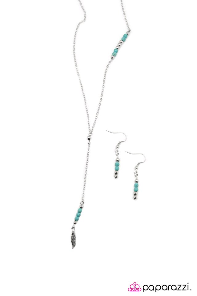 Paparazzi ♥ Last Of The Mohicans - Blue ♥ Necklace