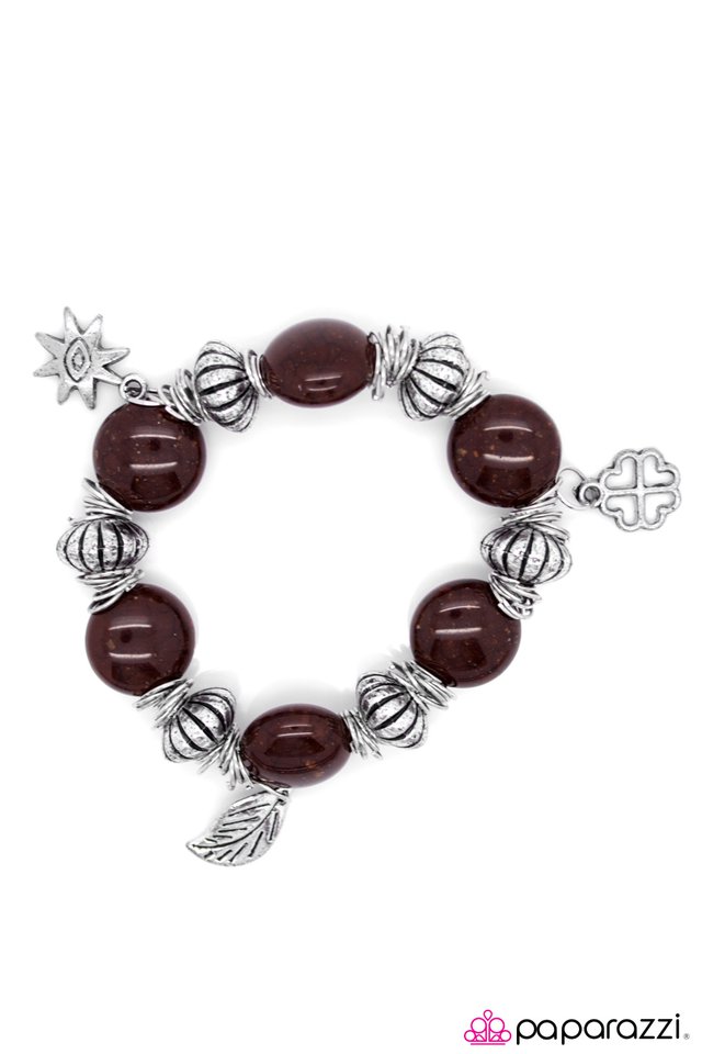 Paparazzi ♥ Smooth Move - Brown ♥ Bracelet