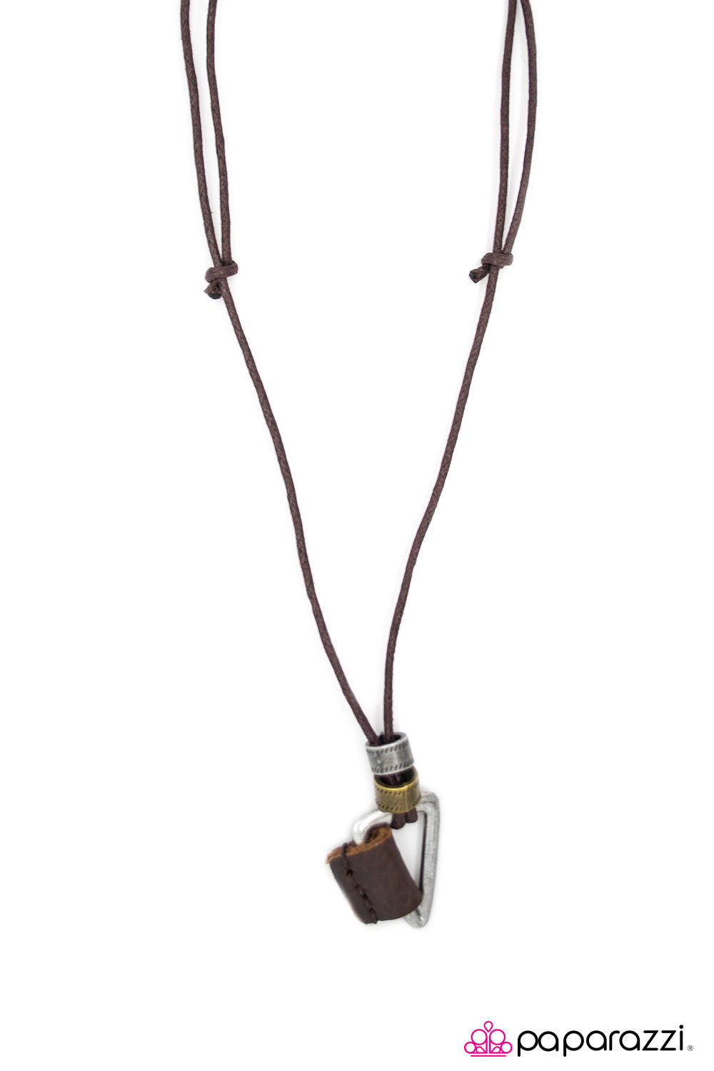 Paparazzi ♥ The Old College TRI - Brown ♥  Necklace