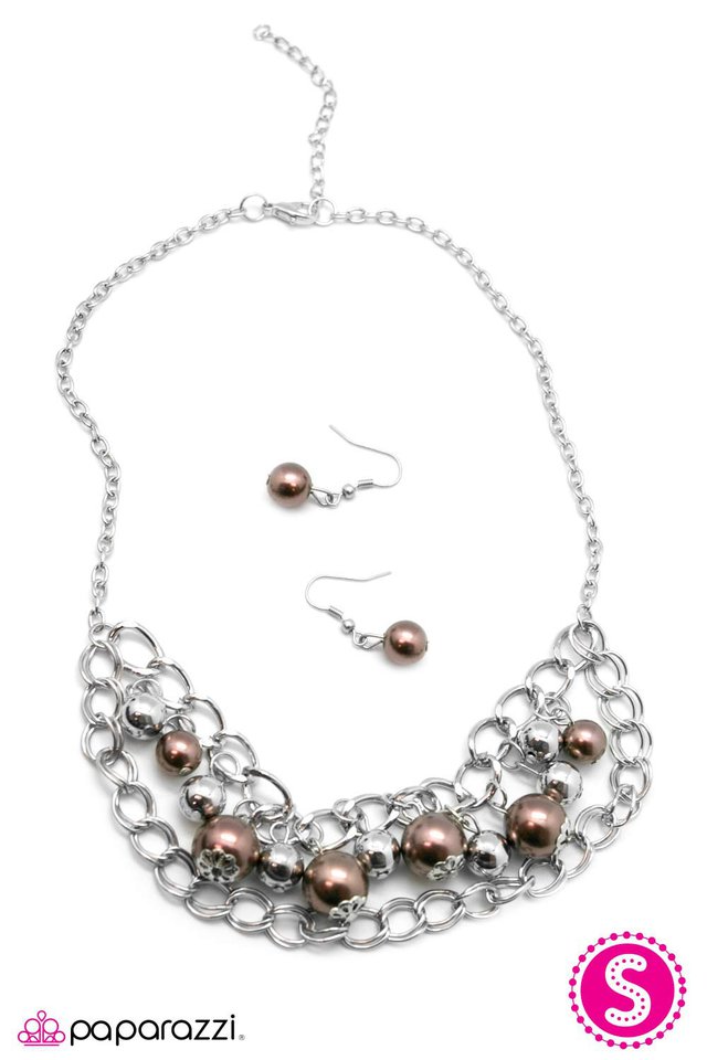 Paparazzi ♥ Parallel Perception - Brown ♥ Necklace