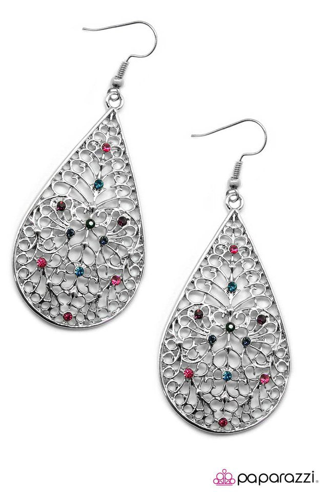 Paparazzi ♥ At First Glance - Multi ♥ Earrings