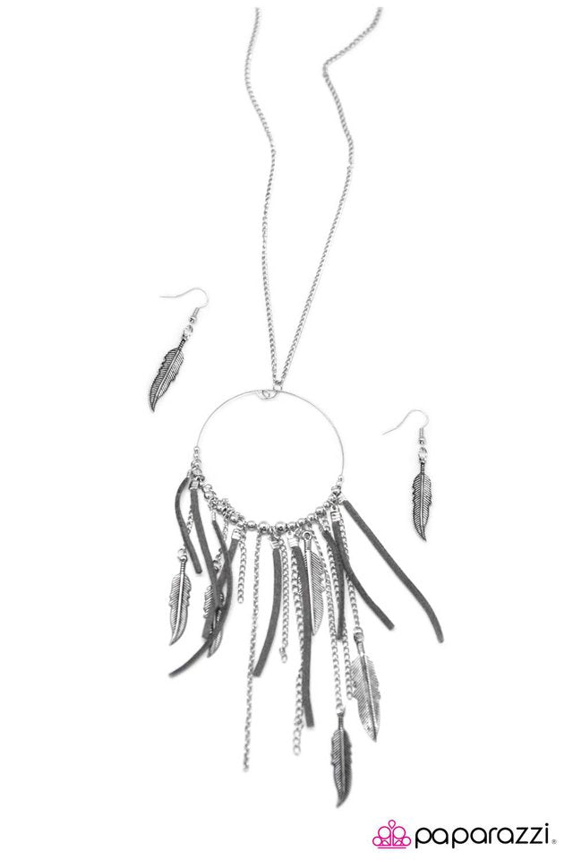 Paparazzi ♥ See You In My Dreams - Silver ♥ Necklace