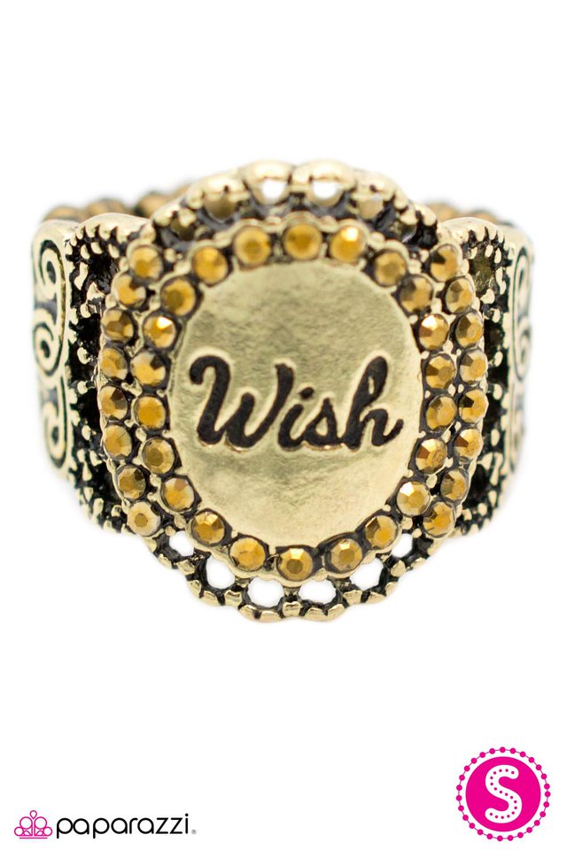 Paparazzi ♥ Wishin and Hopin - Brass ♥ Ring