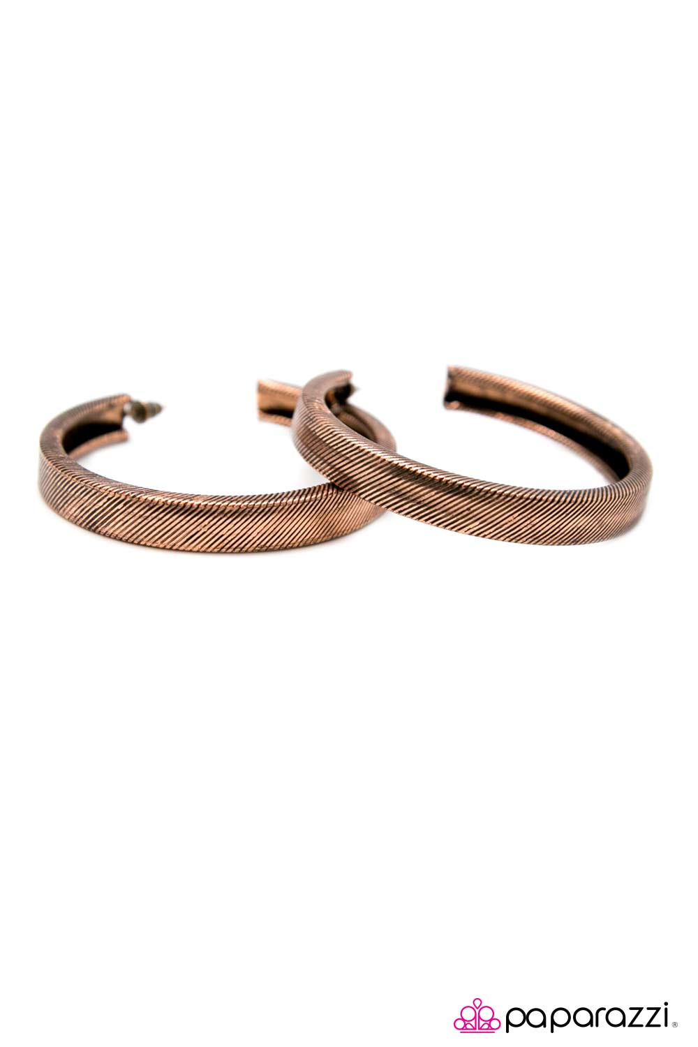 Paparazzi ♥ For the Thrill Of It - Copper ♥  Earrings