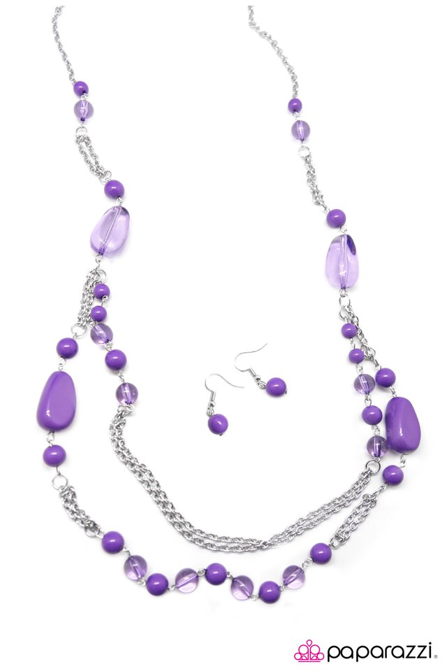 Paparazzi ♥ Finders Keepers - Purple ♥ Necklace