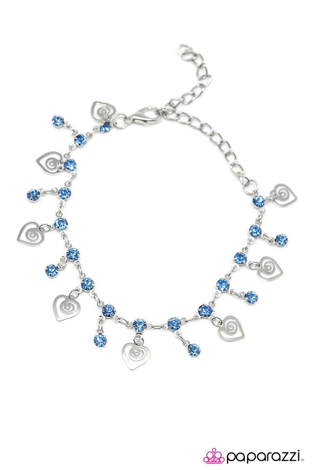 Paparazzi ♥ Be My Valentine - Blue ♥ Bracelet