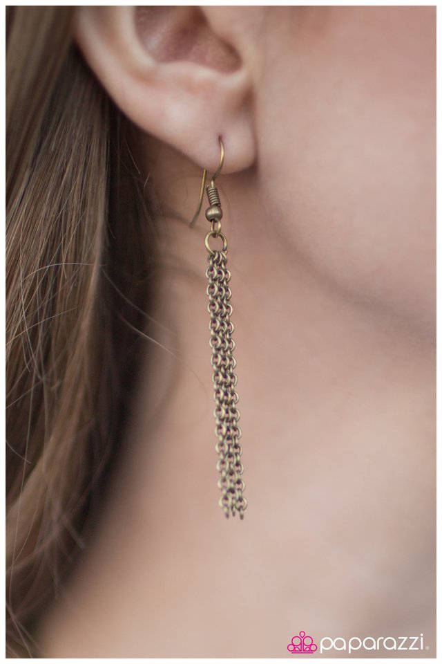 Paparazzi ♥ TRI-bal Style - Green ♥ Necklace