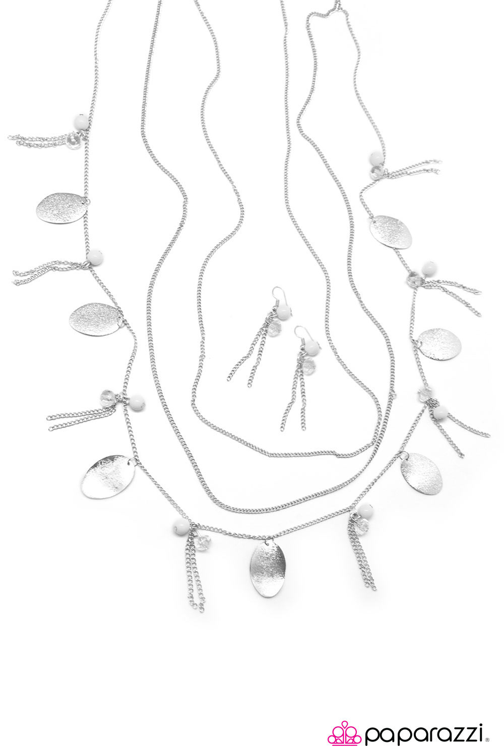 Paparazzi ♥ The Little Mermaid - White ♥  Necklace