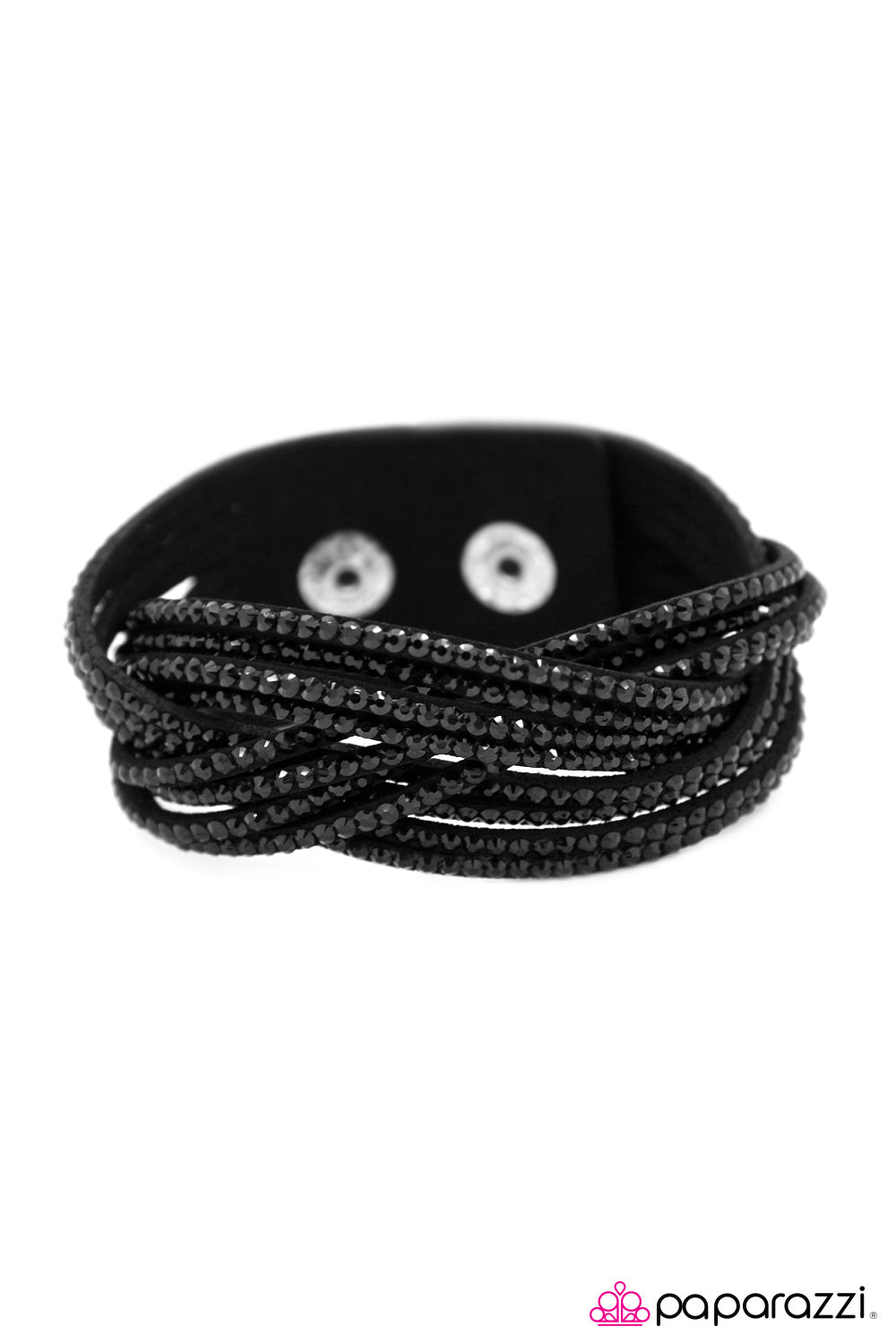 Paparazzi ♥ Go Get Em, Champ! - Black ♥  Bracelet