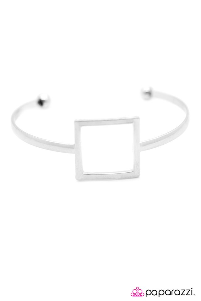Paparazzi ♥ Square One - Silver ♥ Bracelet