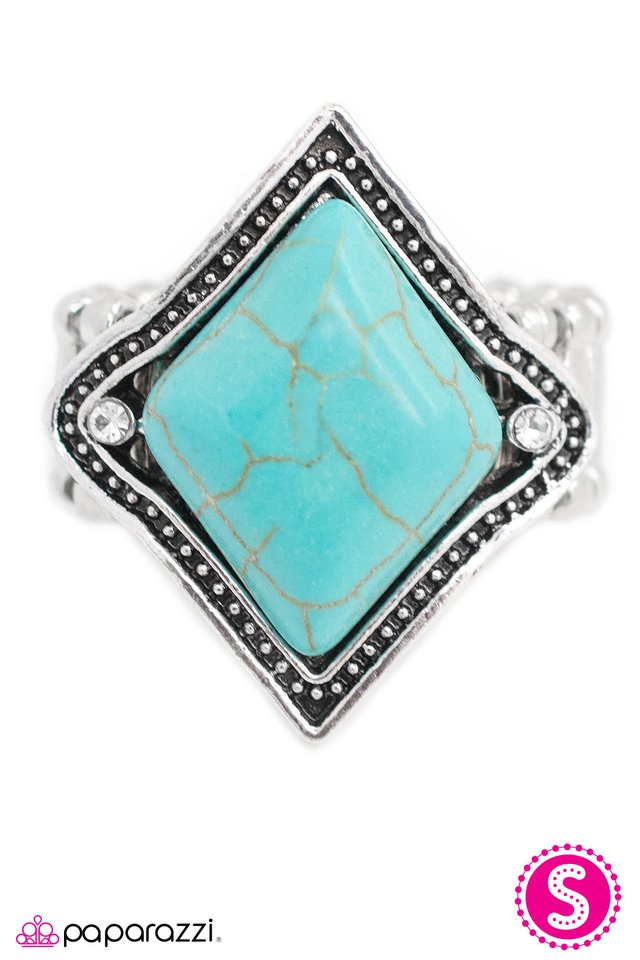 Paparazzi ♥ Canyonlands - Blue ♥ Ring