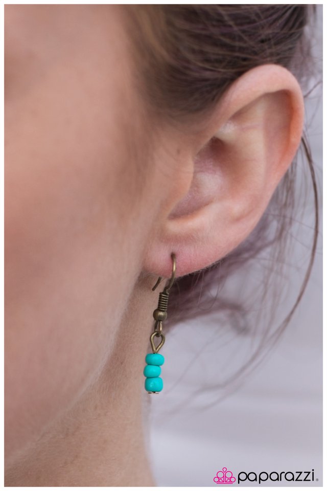 Paparazzi ♥ Perfect Balance - Blue ♥ Necklace