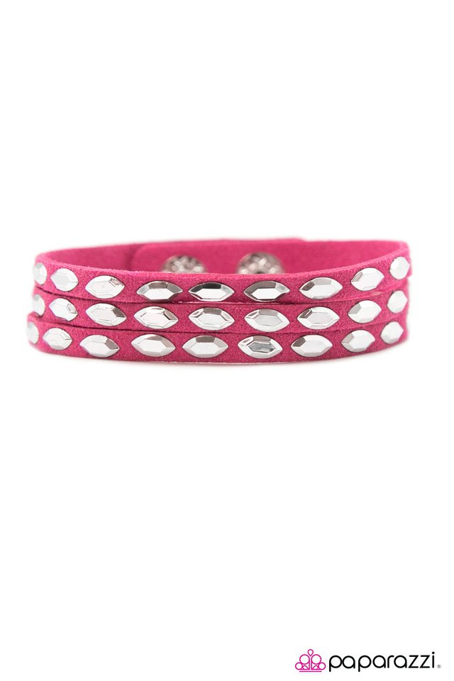 Paparazzi ♥ Highly Explosive - Pink ♥ Bracelet