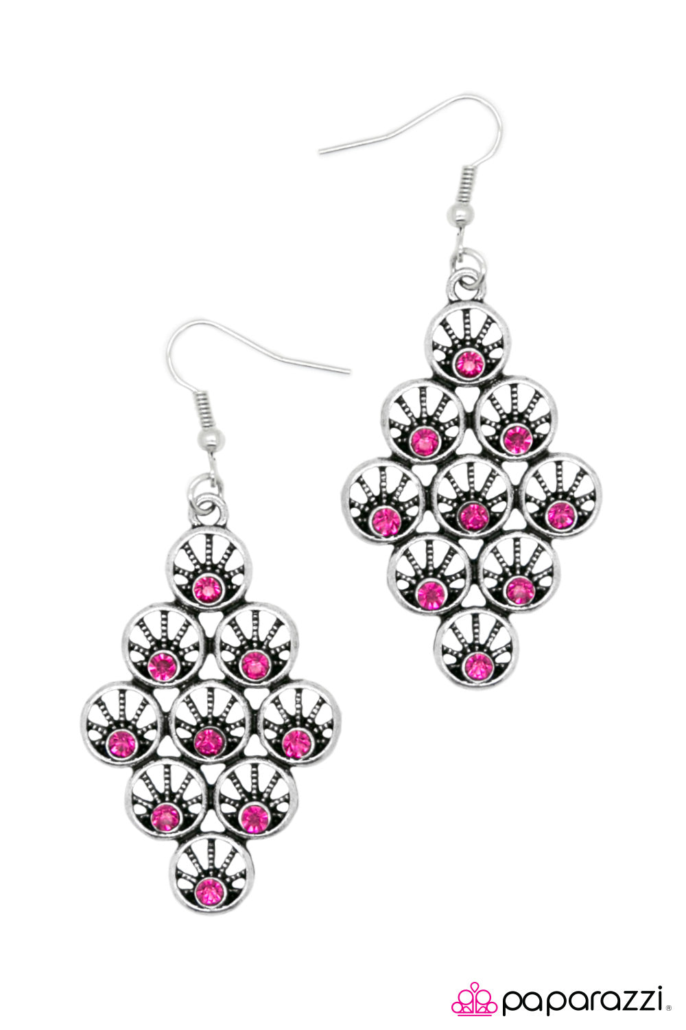 Paparazzi ♥ The Light Show - Pink ♥  Earrings