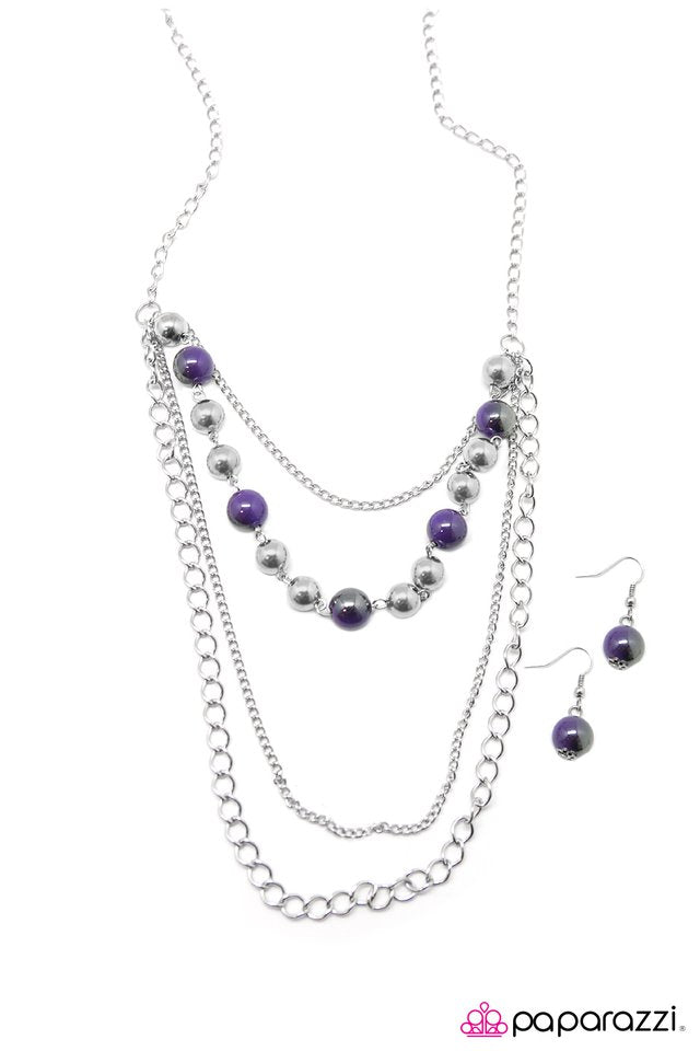 Paparazzi ♥ Betwixt - Purple ♥ Necklace
