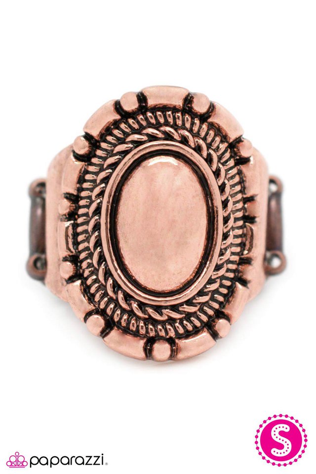 Paparazzi ♥ Incan Escapade - Copper ♥ Ring