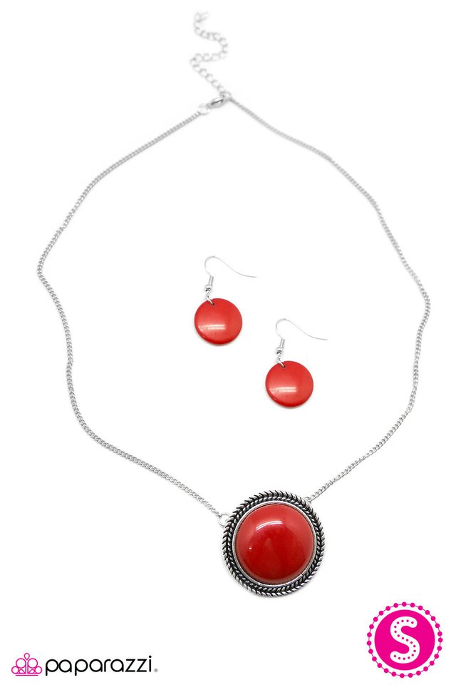 Paparazzi ♥ Whats Poppin? - Red ♥ Necklace