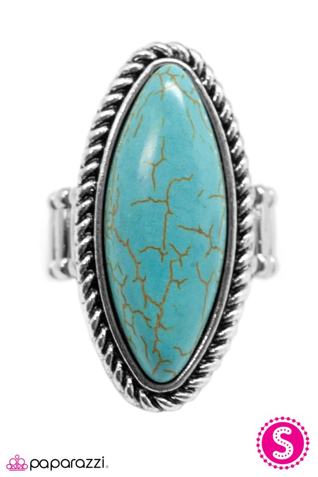 Paparazzi ♥ Better In Boots - Blue ♥ Ring